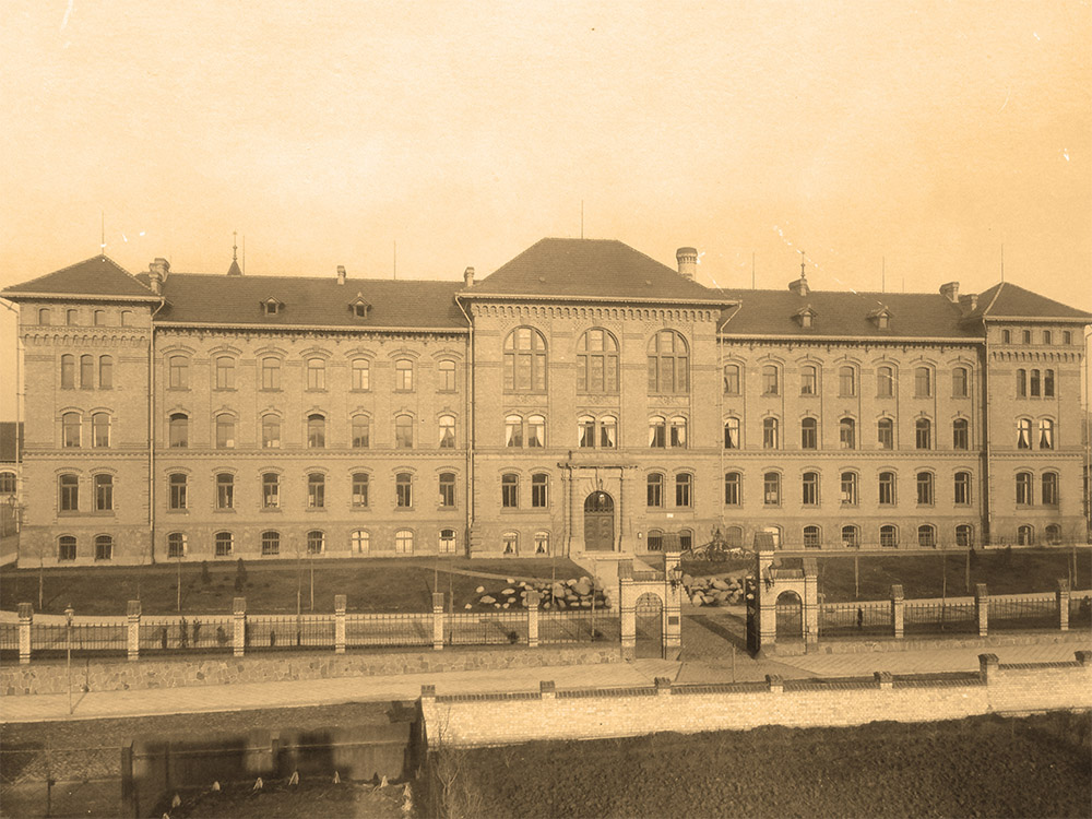 Hauptgebäude BFW Halle (Saale) vor 125 Jahren